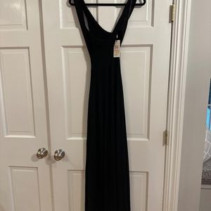 Brand new black long dress-smoke free home